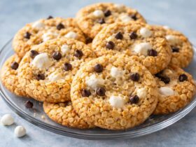 Marshmallow Crispy Cookies Recipe